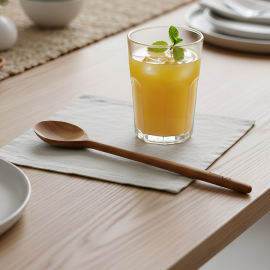 Munela Sendok Jus Kayu Jati