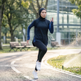 K&S Sport Sleeve Hoodie Black