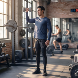 K&S Sport Long Sleeve Navy