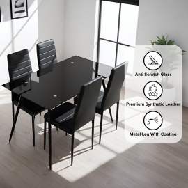 Soleby Dining Set 120x70x75Cm