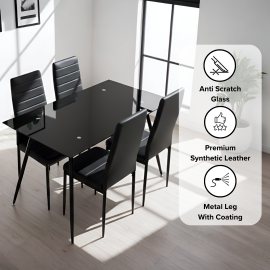 Soleby Dining Set 120x70x75Cm