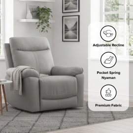 Kursi Brun Sofa Recliner 1...