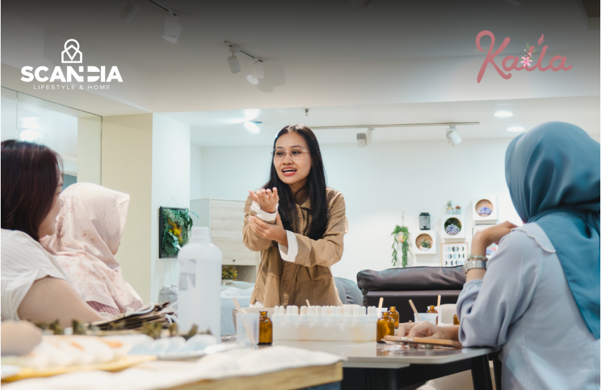 Crafting Warmth & Personal Scents at Ruang Kreasi SCANDIA with Kalla Candle